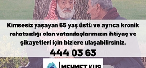 Eyyübiye Belediyesi yaşlıları unutmadı