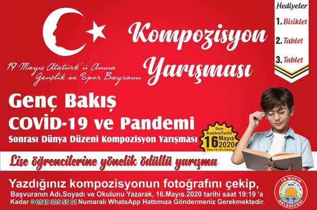 19 Mayis Belediyesinden Covid 19 Ve Pandemi Sonrasi Dunya Duzeni Kompozisyon Yarismasi Samsun Haberleri