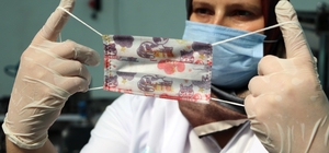 Yozgat'ta öğrencilere özel günlük 120 bin adet maske üretiliyor