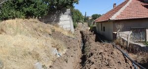 Aksaray'da Sarıhasanlı içme suyu şebeke yenileme işi tamamlandı