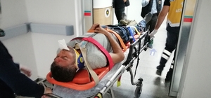 Otomobil şarampole devrildi: 2 yaralı