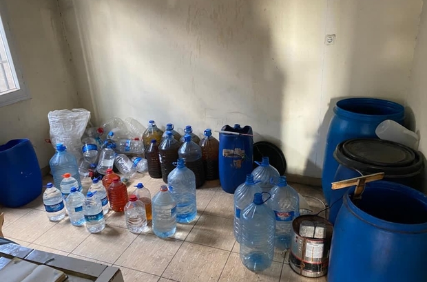 Adana'da sahte içki operasyonu ile ilgili görsel sonucu