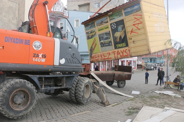 Agri Diyadin Deki Merkez Taksi Duraklari Yenileniyor Agri Haberleri
