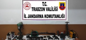 Trabzon’da kaçak silah atölyesine baskın