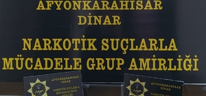 Dinar'da uyuşturucu operasyonu: 3 gözaltı