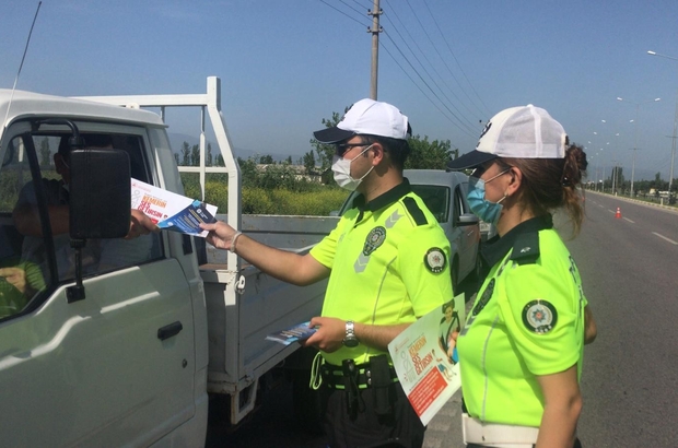 burhaniye de trafik haftasi