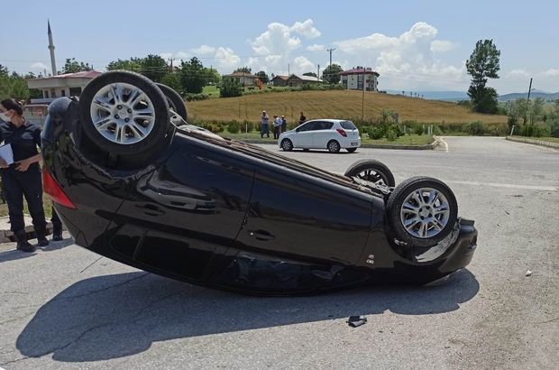 samsun da trafik kazasi 2 yarali samsun haberleri