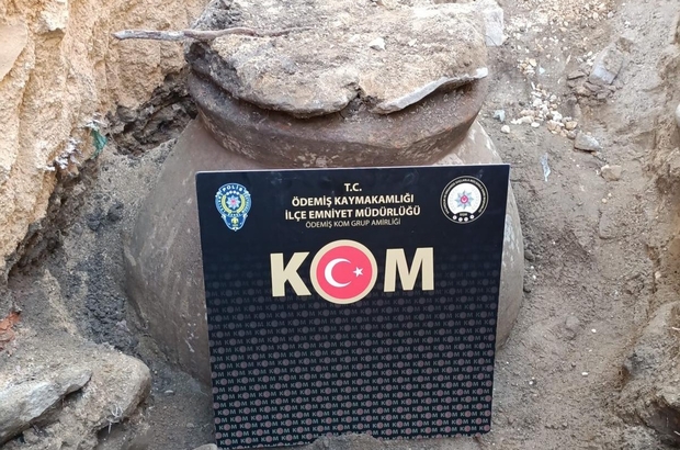 izmir de arazide tarihi eserler bulundu izmir haberleri