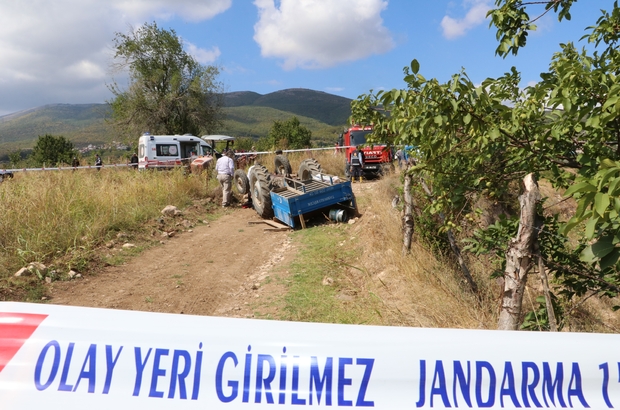 amasya da feci kaza traktorun altinda can verdi amasya haberleri