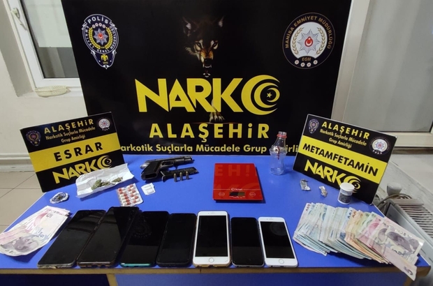 Alaşehir'de uyuşturucu operasyonu: 3 tutuklama