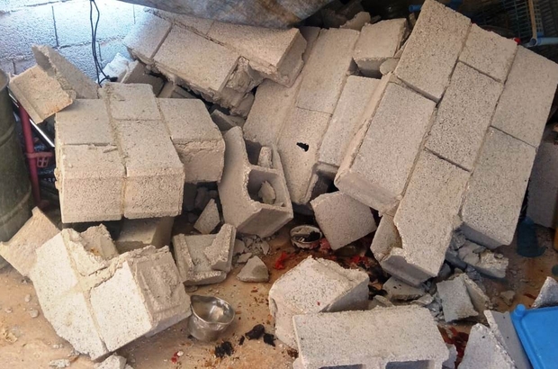 Şanlıurfa'da çöken duvarın altında kalan kadın yaralandı
