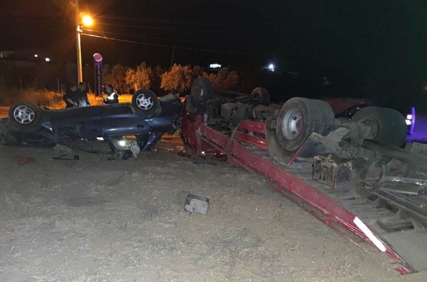 Sarıgöl'de trafik kazası: 2 yaralı
