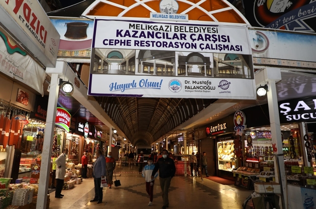 kazancilar carsisi nda restorasyon calismasi basladi kayseri haberleri