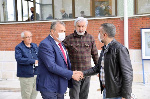 Başkan Çerçi sanayi sitesinde esnaf ziyareti yaptı