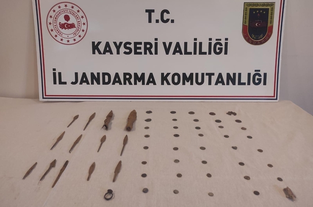 jandarmadan tarihi eser operasyonu kayseri haberleri