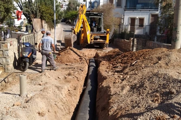 Bodrum Belediyesi su taşkınlarına karşı önlemlerini alıyor
