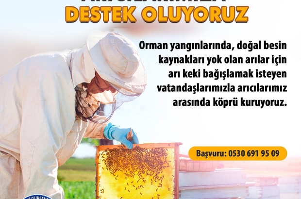 Büyükşehirden Arıcılara destek kampanyası
Muğla Büyükşehir Belediyesi orman yangınlarında doğal besin kaynakları yok olan arılar için arı keki bağışlamak isteyen vatandaşlarla arıcılar arasında köprü kurdu.