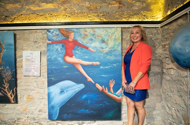 Bodrum'da “Lara Şarkıları” adlı resim sergisi açıldı