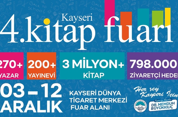 4 kitap fuari kitapseverlerle bulusuyor kayseri haberleri