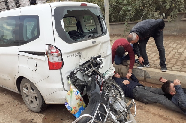 Motosiklet Park Halindeki Araca Arkadan Carpti 2 Yarali Gaziantep Haberleri