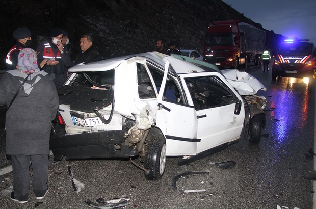 Manisa'da zincirleme kaza, 11 araç birbirine girdi