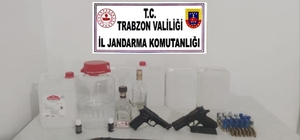 Trabzon’da sahte alkol operasyonu