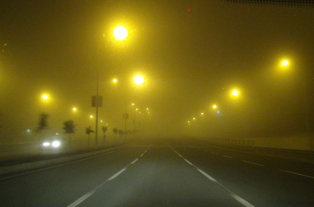 Şanlıurfa’da gece yarısı sis sürprizi
Şanlıurfa’da yoğun sis