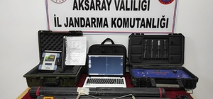 Aksaray'da kaçak kazı yapan 8 şüpheli suçüstü yakalandı