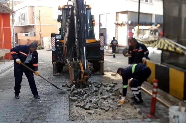 Akdeniz’de sokaklar asfalt ve kilit taşı ile yenileniyor