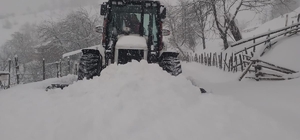 Giresun'da 201 köy yolunda kar nedeniyle ulaşım sağlanamıyor