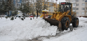 Akşehir'de beyaz bereket temizlik çalışmaları sürüyor