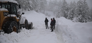 Adana'da karla mücadele seferberliği
Aladağ ilçesinde 10 gündür etkili olan yoğun kar yağışı nedeniyle kapanan yolları açmak için ekipler gece gündüz çalışıyor