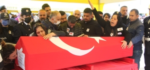Şehit polis memuru memleketi Gaziantep’te gözyaşlarıyla defnedildi