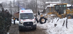 Ordu’da kar mücadelesi