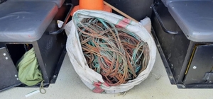 Bakır kablo çalan 4 hırsız tutuklandı