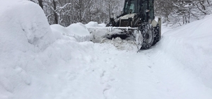 Samsun’da 110 mahalle yolu kar nedeniyle ulaşıma kapandı