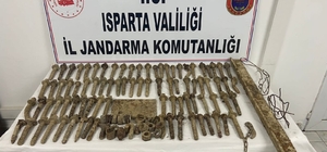 Tren hattındaki ray bağlantı parçalarını çalan 3 kişi yakalandı