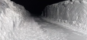 Samsun'un yüksek kesimlerinde kar kalınlığı 2 metreyi buldu