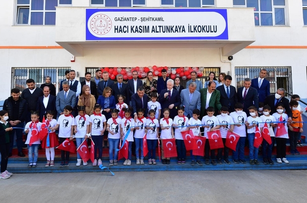 Gaziantep Oğuzeli Beşiktaş İlkokulu'nun Açılış Töreni Yapıldı