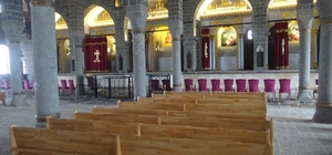 Diyarbakır’da 7 yıldır kapalı olan Ermeni Kilisesi, ibadete açılması için gün sayıyor
PKK’nın tahrip ettiği Ermeni Kilisesi devlet tarafından açılışa hazır hale getirildi