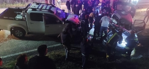 Manisa'da trafik kazası: 2'si çocuk 5 yaralı