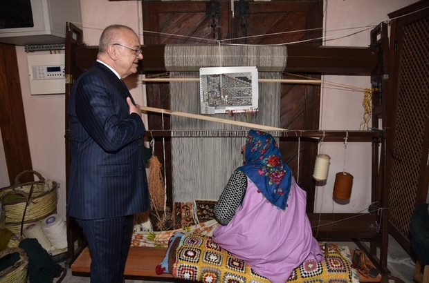 Başkan Ergün’den üreten kadınlara ziyaret