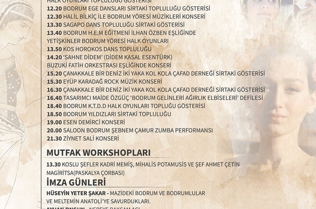 Halikarnassos İki Yaka Kültür Festivali başlıyor
Ziynet Sali, konser verecek