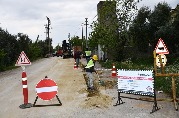 İznik'in o mahallelerine de doğalgaza kavuşuyor
