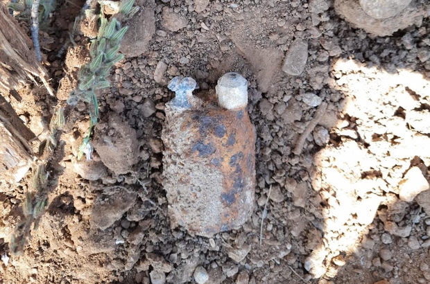 Manisa'da Milli Mücadele dönemine ait el bombası bulundu