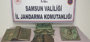 Samsun'da tarihi niteliğinde olduğu değerlendirilen İncil ve metal sanduka ele geçti