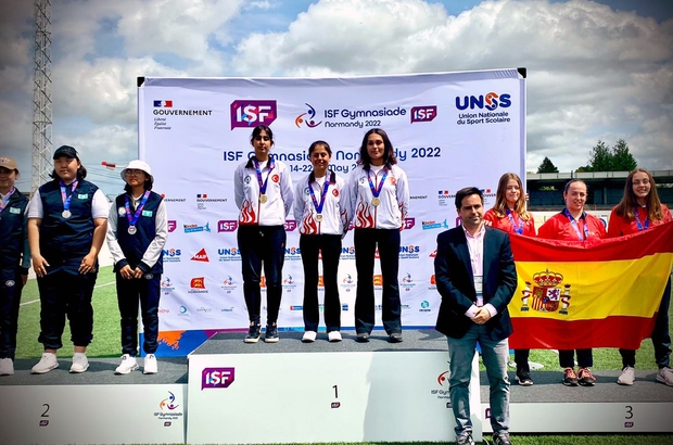 Büyükşehir Okçusu Hazal Dünya şampiyonu
Muğla Büyükşehir Belediyesinin milli okçularından Hazal Burun Fransa’da düzenlenen ISF 2022 Gymnasiade Liseler arası okçuluk yarışmasında Dünya Şampiyonu oldu.