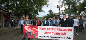 Ulusal Kurtuluş Mücadelesi 12. Anma Yürüyüşü
Sarıcaoğlu: "İlk hareket Kavak...