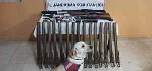 Evde tabanca ve tüfek imalatına jandarma baskını
