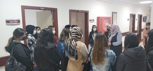 NEVÜ'lü öğrenciler Kayseri Çocuk İzlem Merkezi'nde teknik gezide